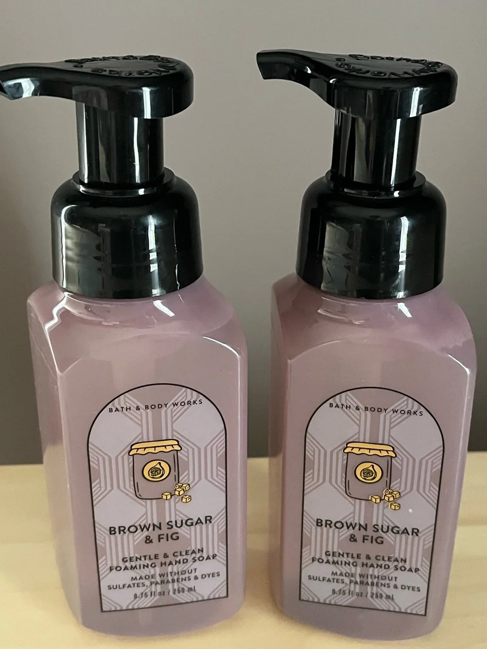Two New Bath & Body Works Brown Sugar & Fig Foaming Hand Soaps